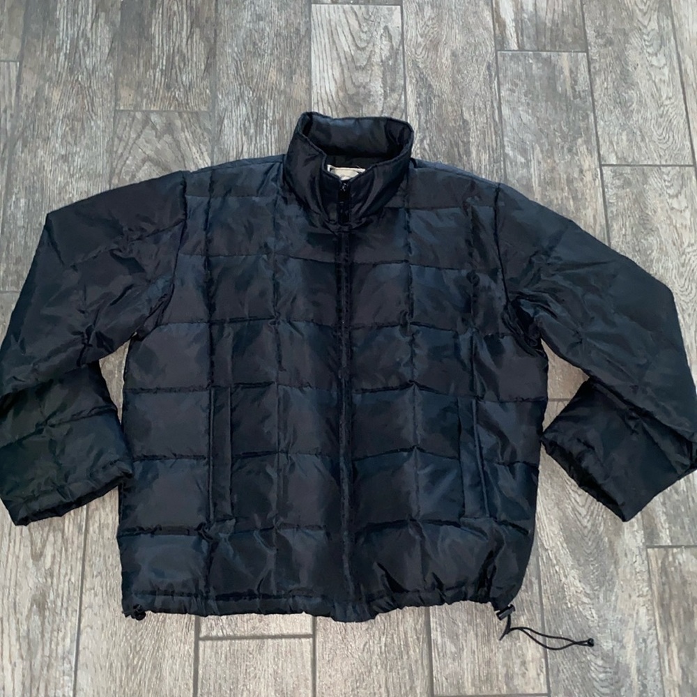 EUC VINTAGE LEARSI Men’s Down Feather Puffer Jacket Coat XL X-LARGE